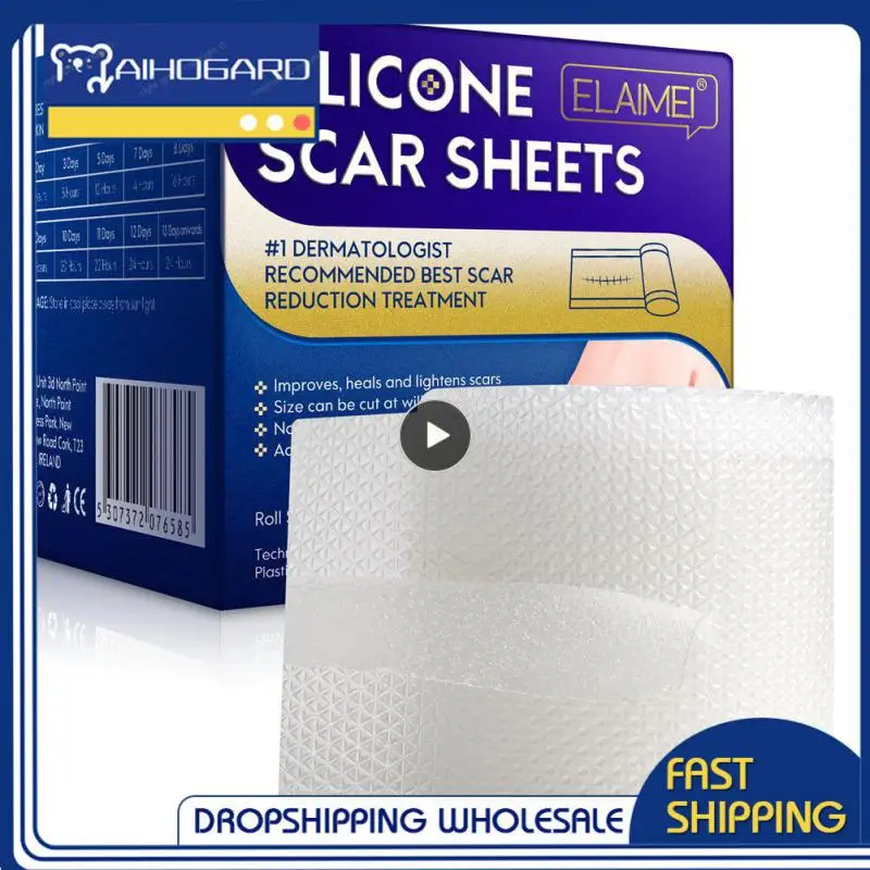 

1~6PCS Silicone Scars Patch Wounds Band Remove Acne Burn Scar Efficient Repair Damaged Skin Sheet for Surgery C-Section
