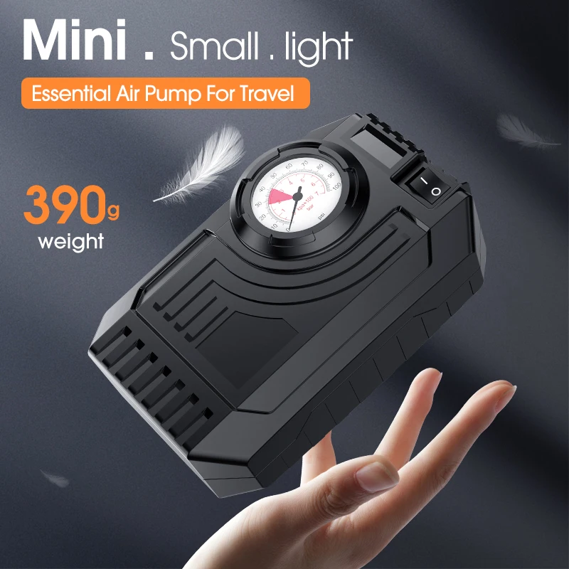 насос автомобильный компрессор автомольный Портативный мини-воздушный для