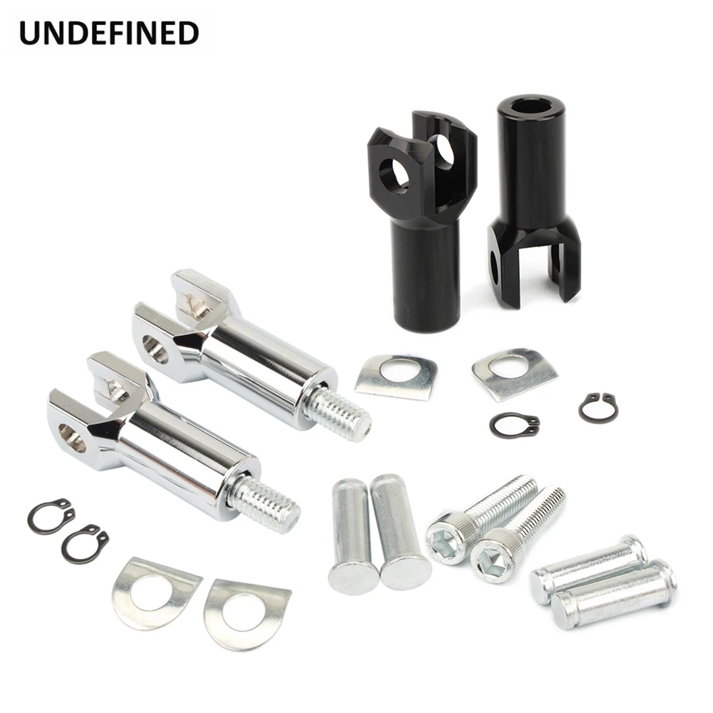 

Passenger Foot Pegs Support Mount 2.25" Motorcycle Footrest Footpegs Clevis Kit For Harley Fatboy Heritage Softail 2000-2006