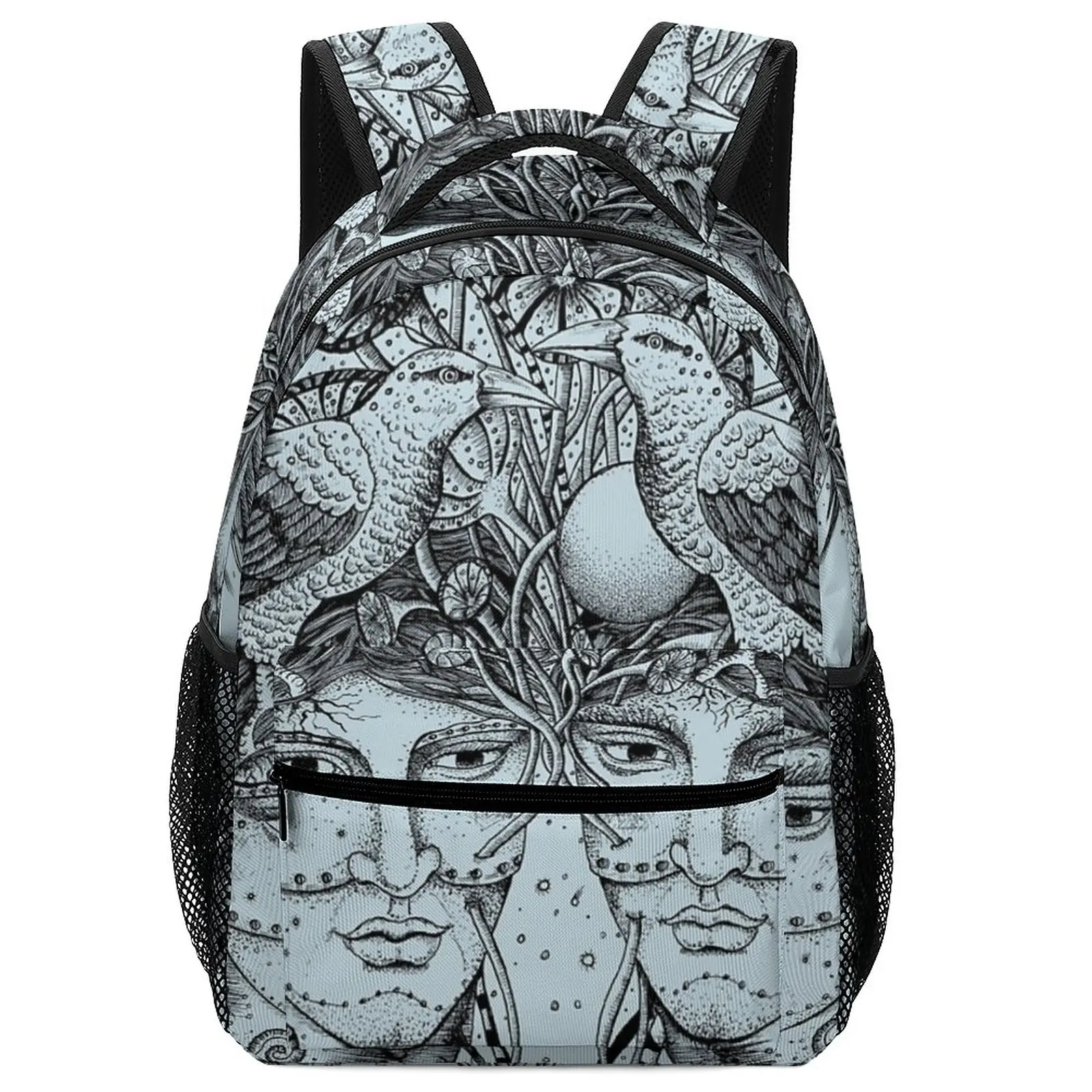 Cute Art Gemini Zodiac Backpack For 1 Grade for Boys Children Men Women Bags Middle School Backpack Lunchbox