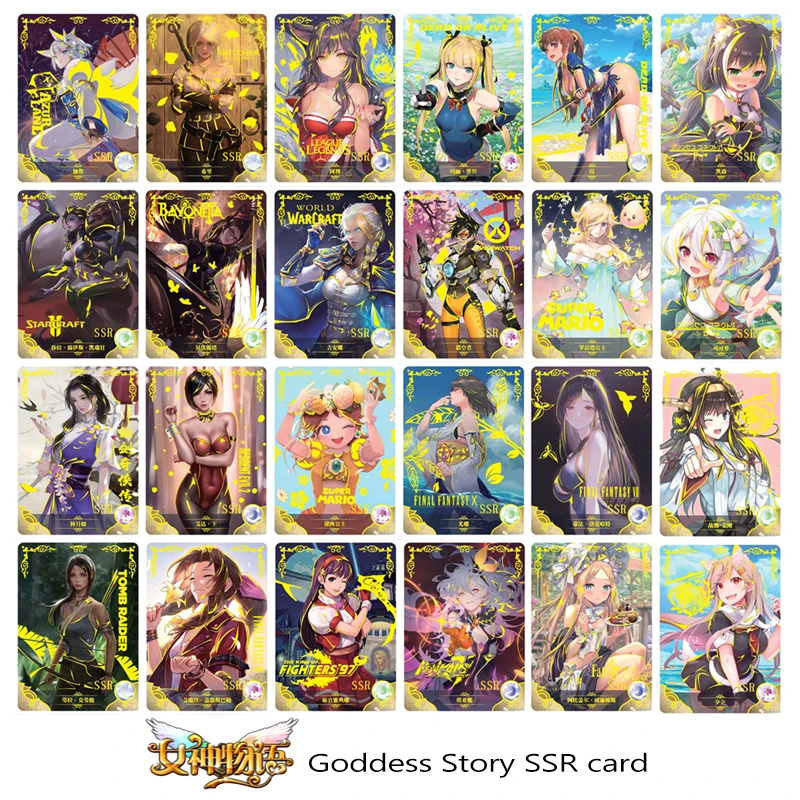 Goddess Story 2M02- SSR card Kyaru Kokkoro Anime characters Bronzing collection cartoon Game flash card Christmas Birthday gifts