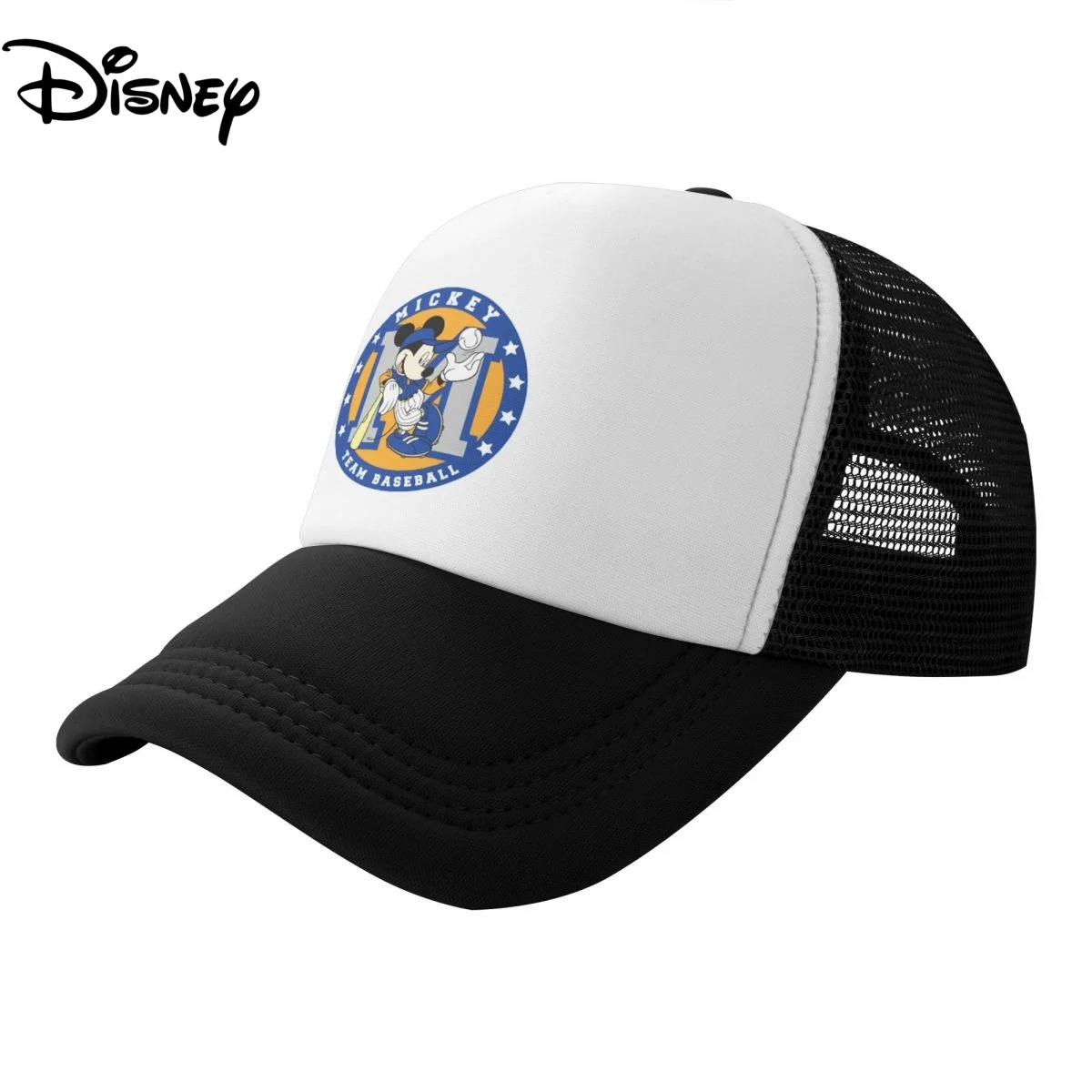 

2022 Disney Summer Baseball Cap Miceky Breathable Mesh Sun Hats Fashion Hip Hop Hat Adjustable Cotton Trucker Caps For Women Men