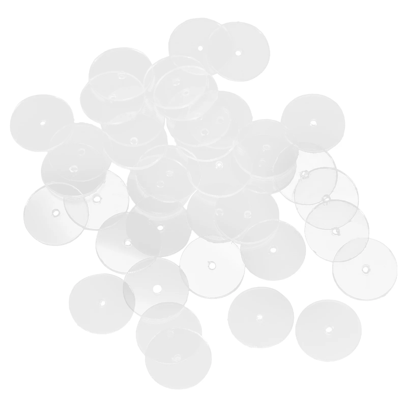 50 шт. прокладка для сережек тяжелая опорная задняя часть прозрачные диски