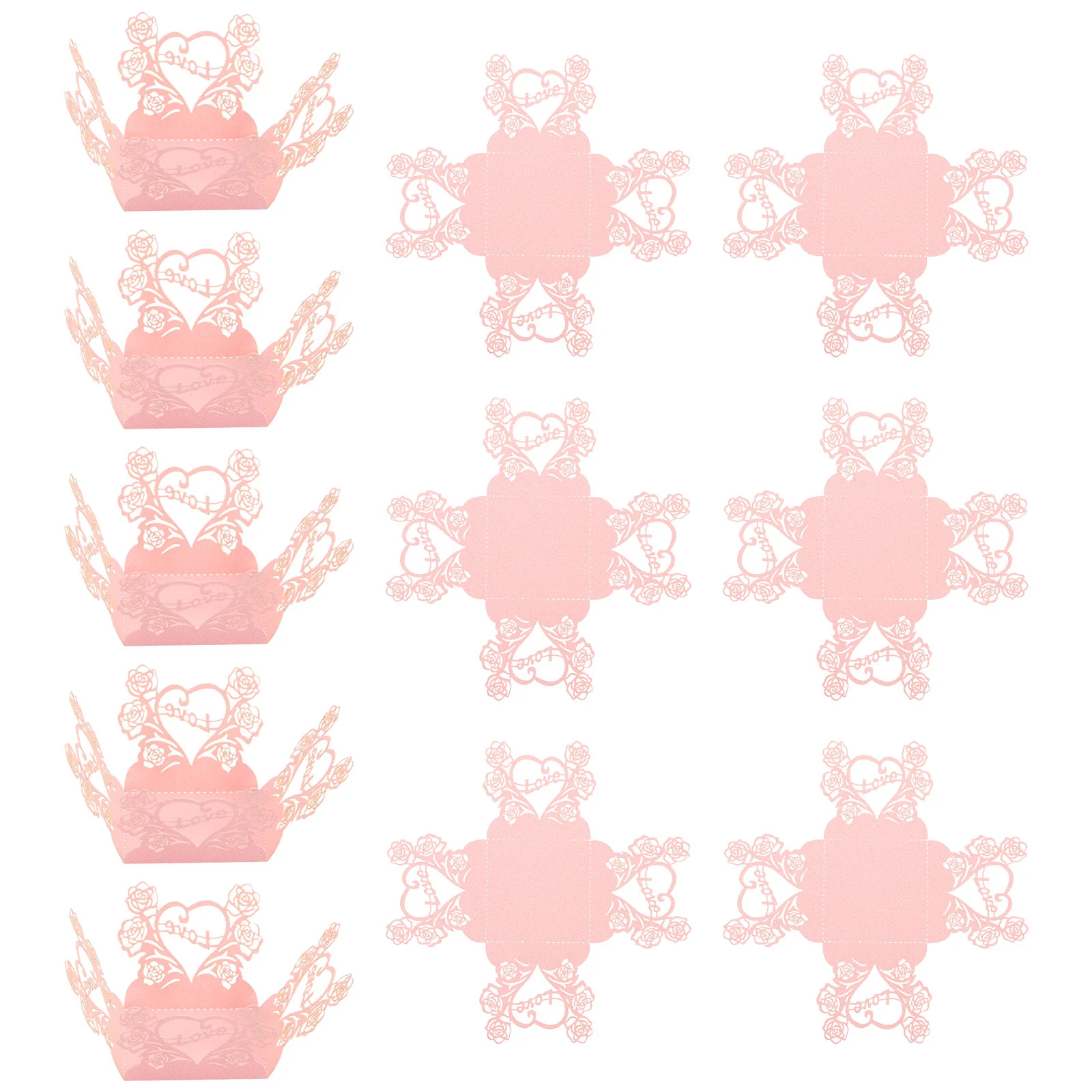 50 шт. чашки для упаковки конфет обертки из шоколадной фольги украшения бумаги