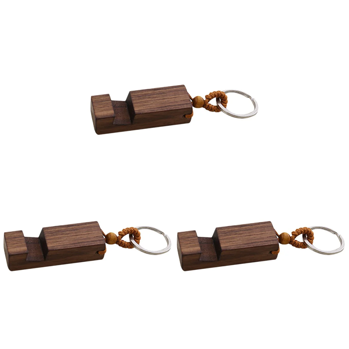 

Stand Holder Cell Keychain Desk Wooden Mobile Wood Tablet Portable Desktop Bracket Keyring Universal