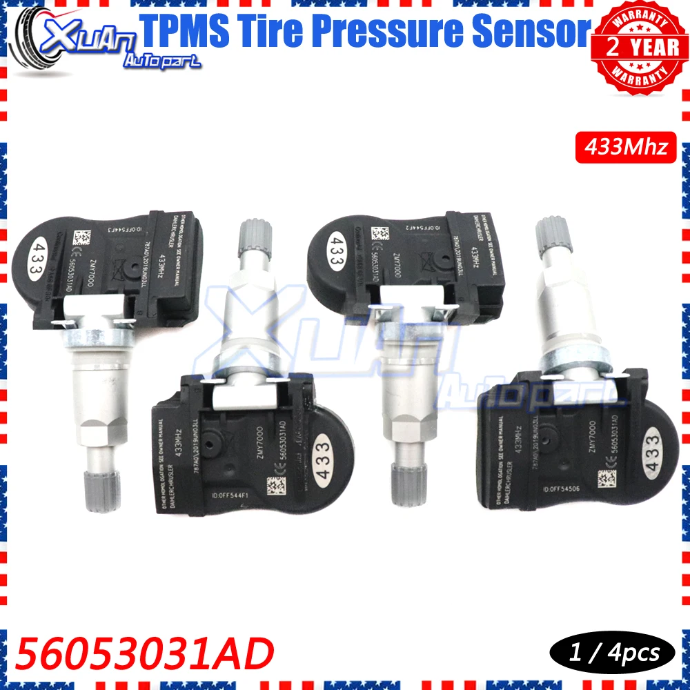

Xuan TPMS Tire Pressure Sensor 56053031AD For Dodge Charger Grand Caravan Journey Chrysler 200 300 Sebring Town Country 08-12