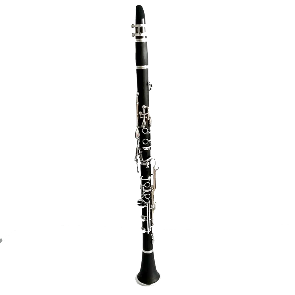 

German style bakelite G clarinet nickel-plated instruments
