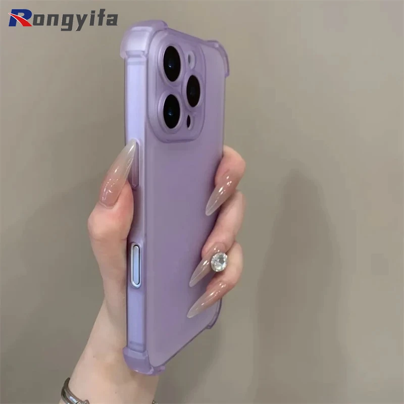 Фото Чехол для телефона Ice Mist для Realme GT7 Pro C15 C12 C11 9i 7i Global 5 5s 5i 6i, матовая задняя крышка, простая мягкая противоударная крышка AirBag №2