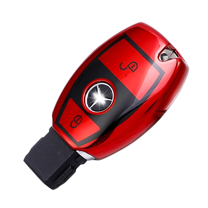 

2/3 кнопки для Mercedes Benz A C E S G Class GLA CLA GLK GLC CLS W204 W463 W176 W251 W205 Новый чехол из ТПУ для автомобильного дистанционного ключа