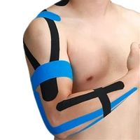 soccer sports muscle tape ergonomic sports tape cotton elastic relief knee muscle pain support gym fitness bandage