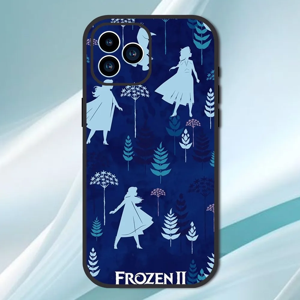 Чехол для телефона MINISO Disney F-Frozen II iPhone 13 12 11 14 15 Pro XS Max XR X 8 7 6S 6 Plus мягкий