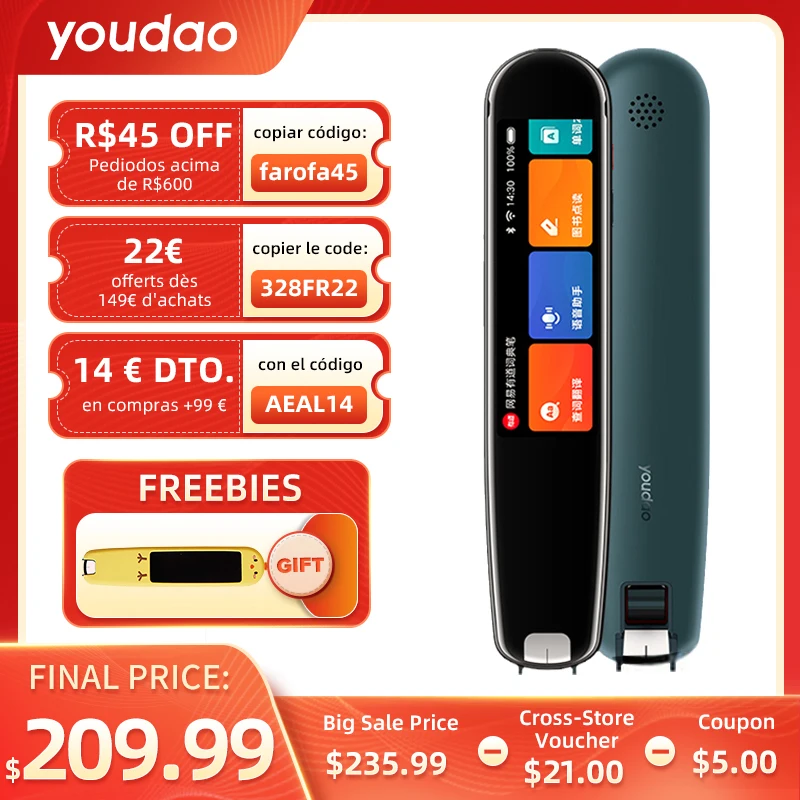 

Youdao Dictionary Pen3 Pro Scanning Translation Pen For Language Learners Multilingual Chinese Interface Electronic Dictionary