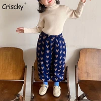 criscky 2022 kids sweaters solid girls sweaters brief style boys pullover turtleneck boys knitwear bottoming clothes casual wear