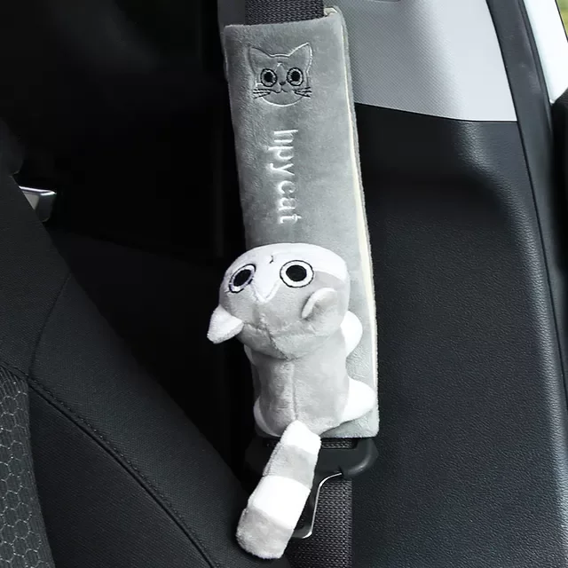 

Cute Cartoon Car Seatbelt Cover Seat Belt Harness Cushion Shoulder Strap Protector Pad for Children/ Kids Toy Animal Ornaments