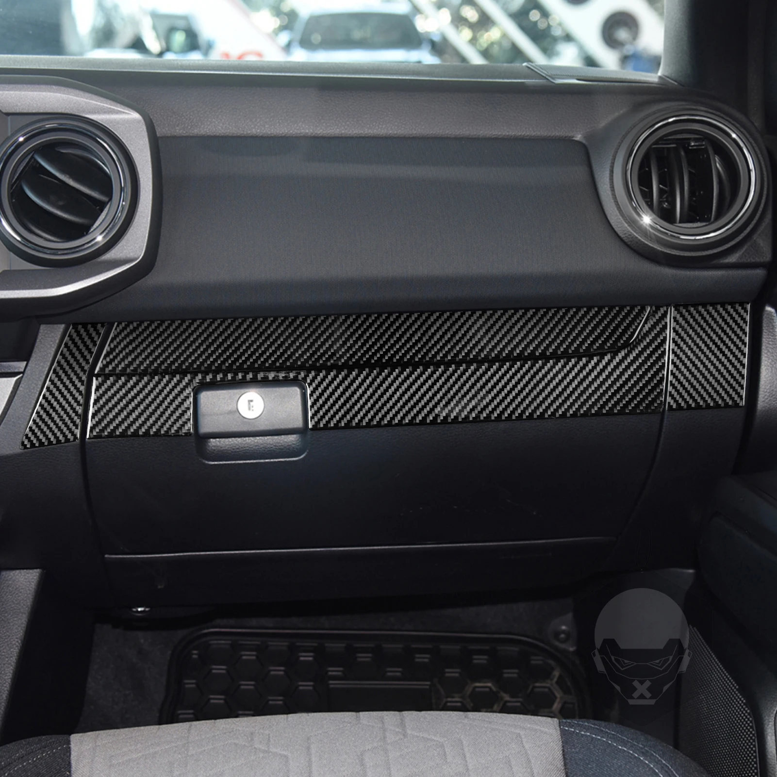 Для Toyota Tacoma 2015-2020 копилот из углеродного волокна ящик для хранения приборной