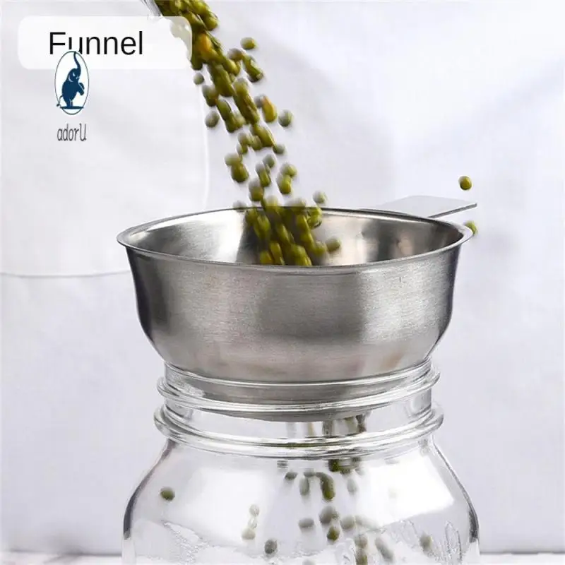 

Wine Leak High Hardness Comfortable Grip Large Diameter Funnel Multipurpose Stainless Steel Primary Color Stainless Steel Funnel