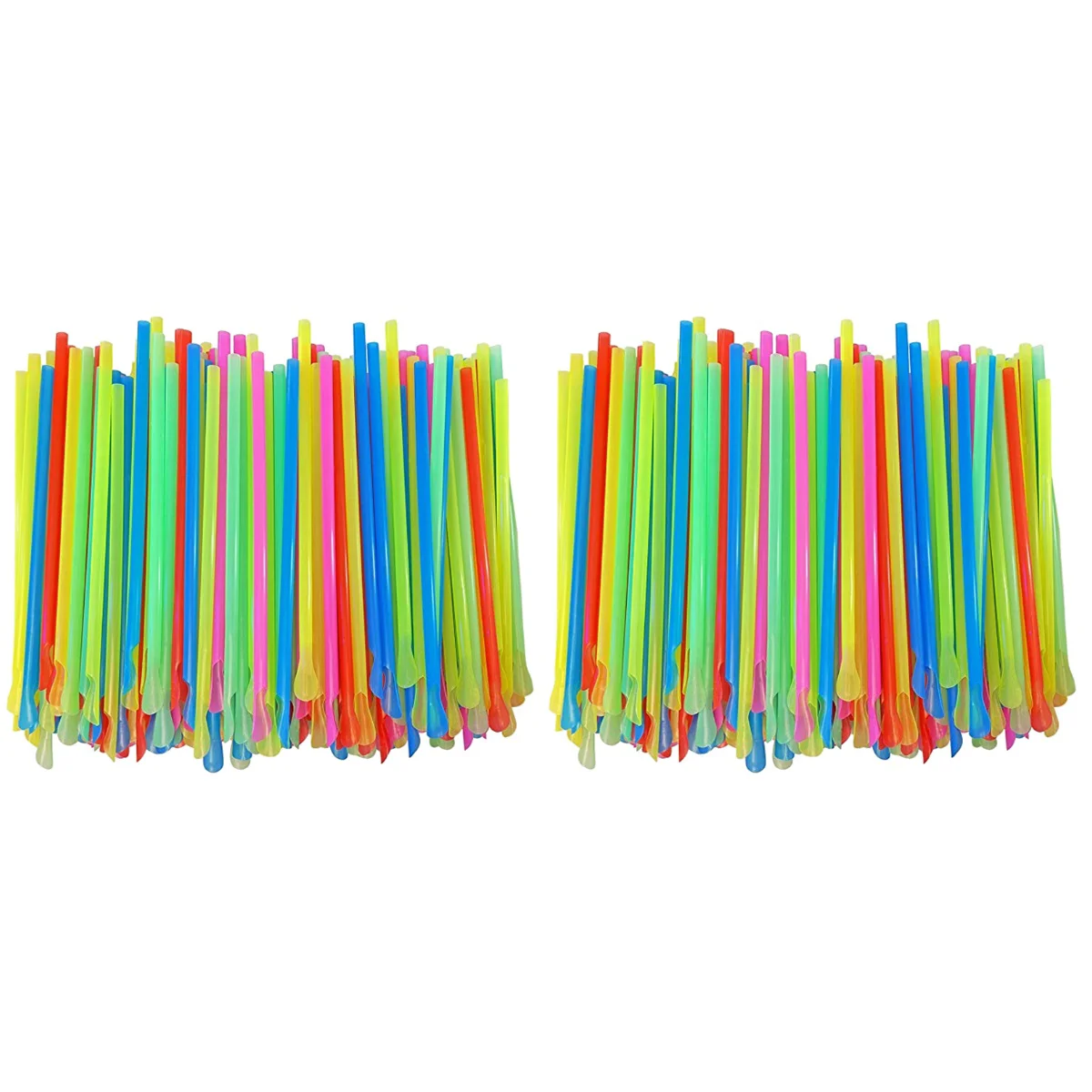 

300 шт., многофункциональные одноразовые легкие прочные соломинки