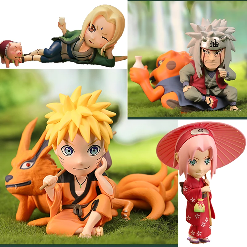 

Фигурки из аниме «Наруто», серия Shippuden, удзумаки Наруто, гиуга, Хината, Hatake, Kakashi, Jiraiya, Tsunade, модель, орнамент, коллекционные игрушки