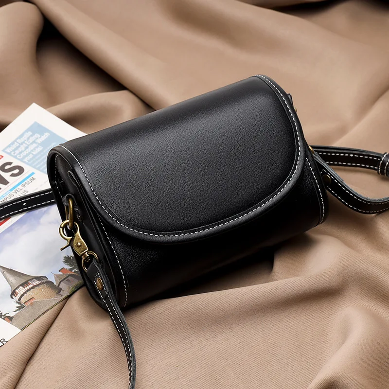 Women’s Genuine Leather Shoulder Bag 2023 Trend Brand Small Square Bags Luxury Designer Handbag Fashion Messenger BagsTofu Bags