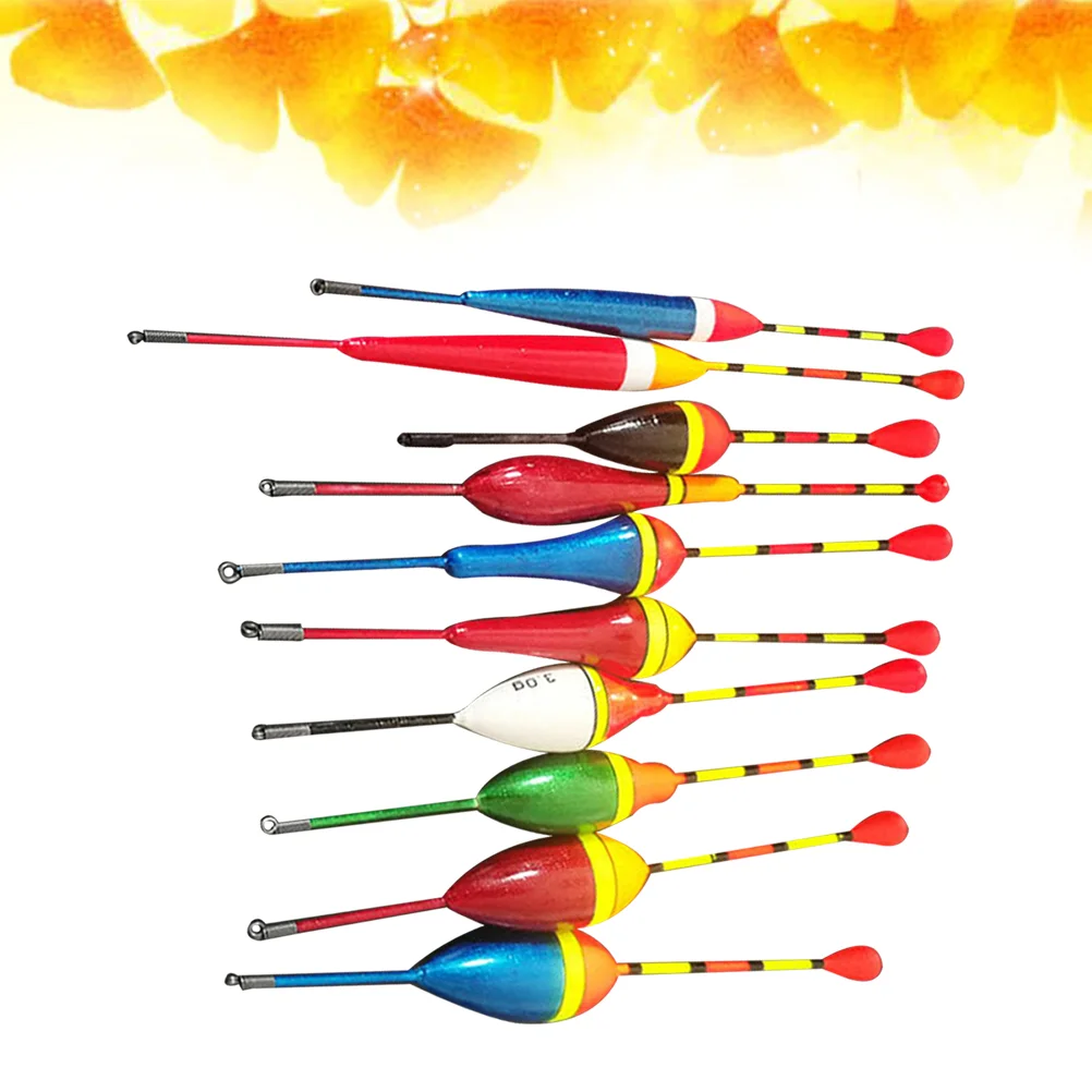 

10pcs Fishing Accessories Bobbers Crappie Fishing Floaters Thill Floats Bobbers Fishing Floats Catfish Bobbers