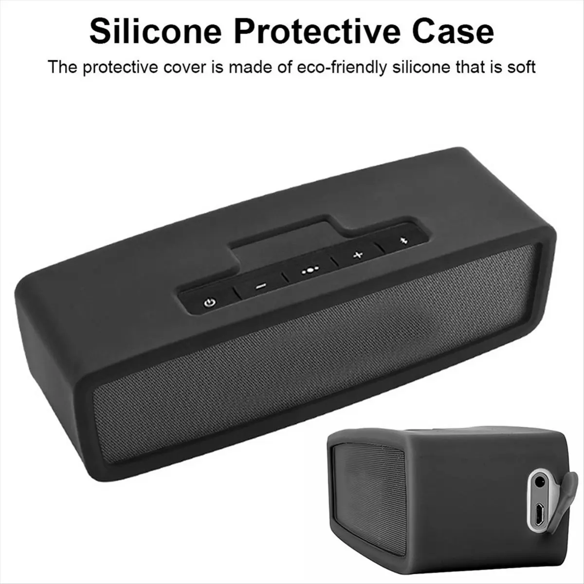 Фото (A65I) Силиконовый защитный чехол для беспроводной Bluetooth-колонки Boses Sound Link Mini 1/2, противоударный, защищающий от падений, C №5