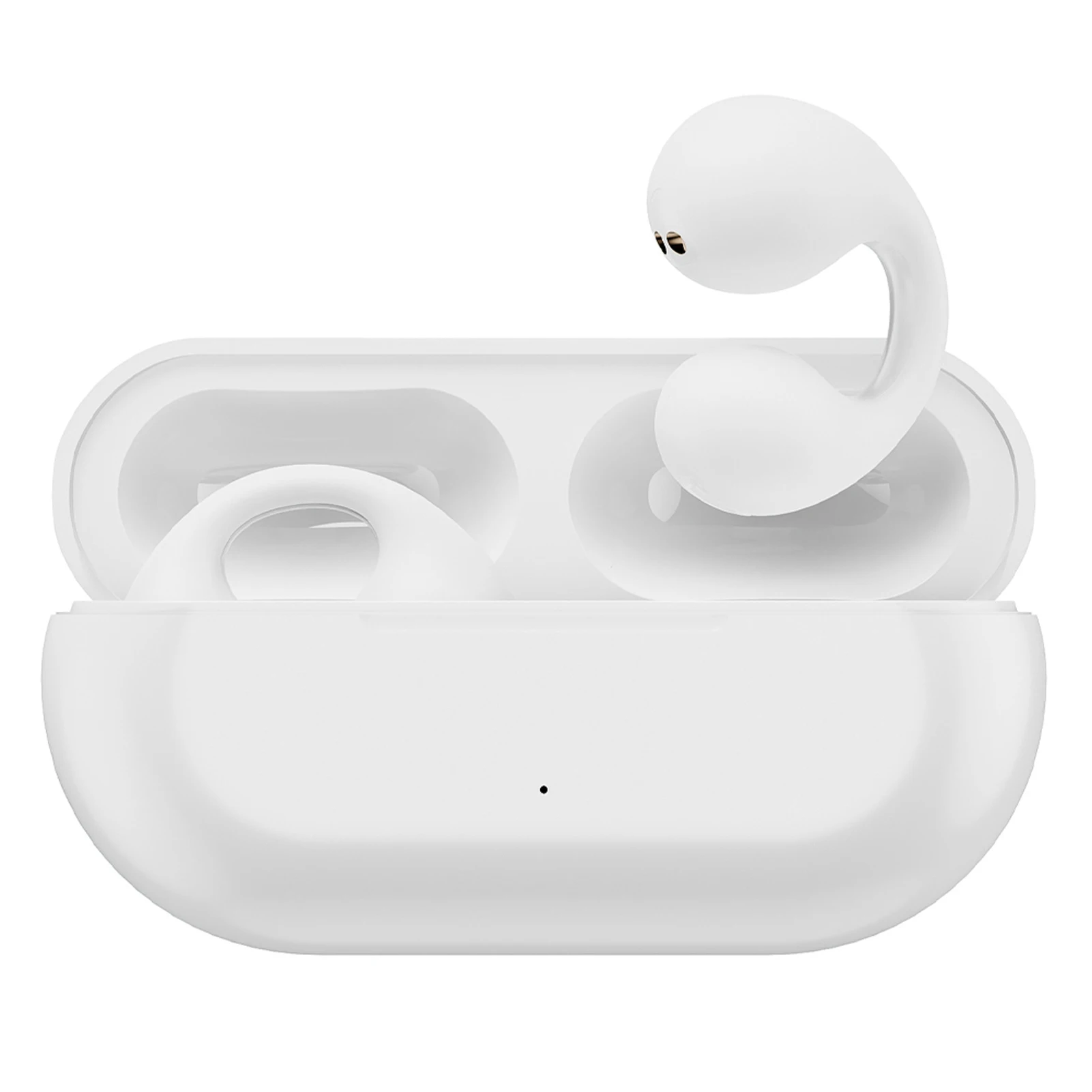 

Bone Conduction Painless -compatible Ergonomic Sports Wireless Earphone Lightweight Ear Clip HiFi Stereo Charging Case