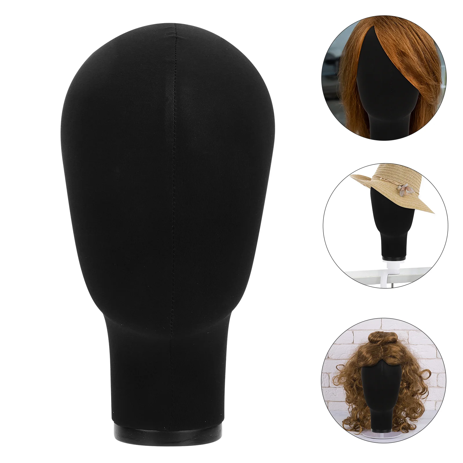 

Head Mannequin Displaymodelstand Hat Displaying Canvas Holder Styrofoamheads Female Capstands Making Black Rack Practice Desktop