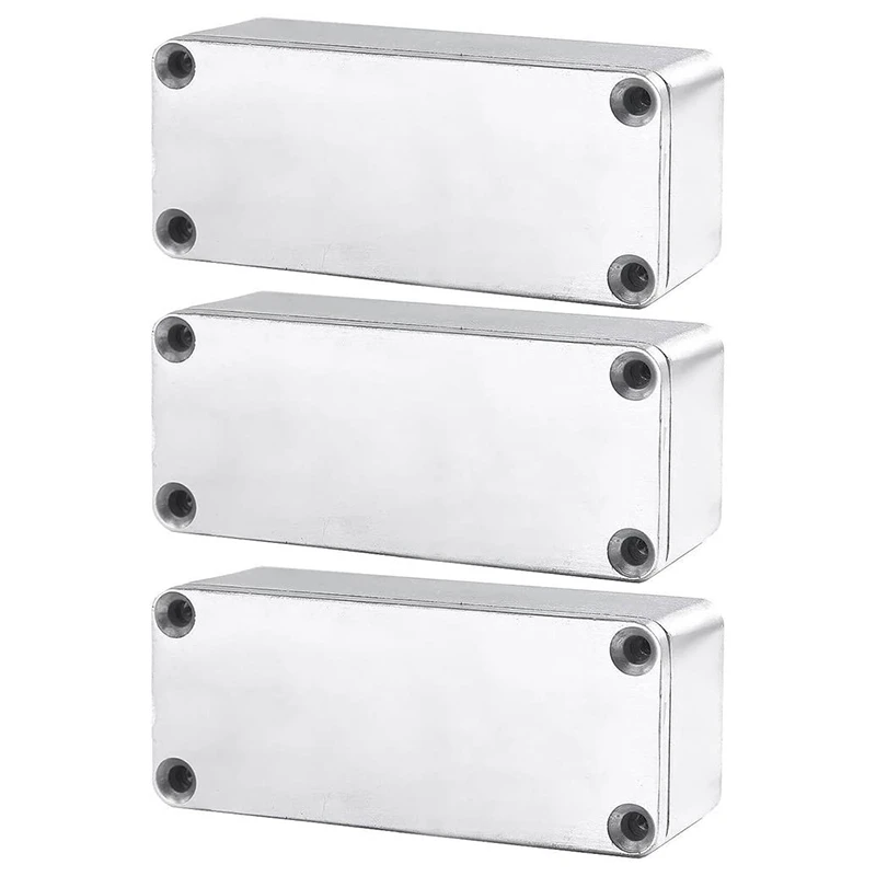 

3Pcs Diecast Aluminium Instrument 1590A Guitar Effects Aluminium Stomp Box For Guitar Parts & Accessories