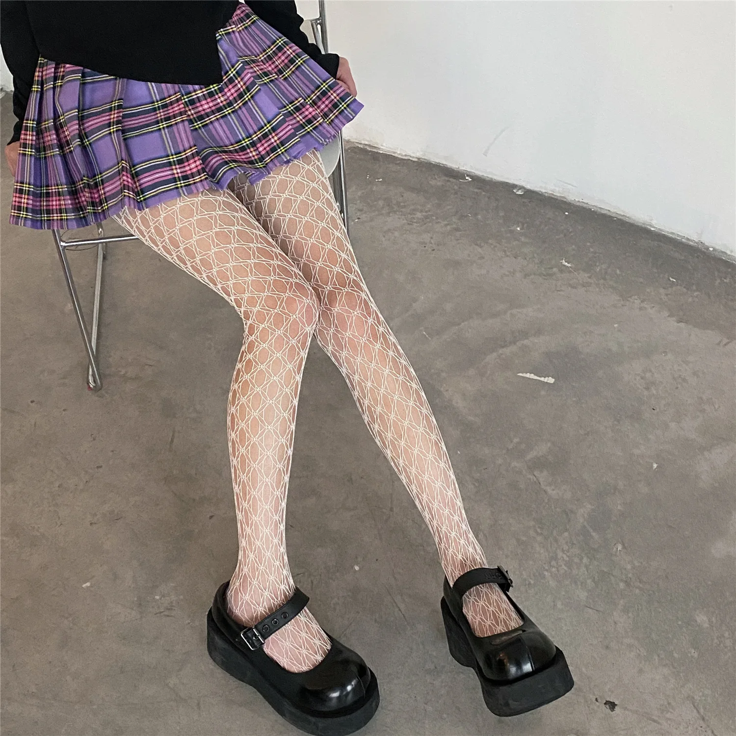 Новинка клетчатые женские колготки модное нижнее белье 2022 пикантные