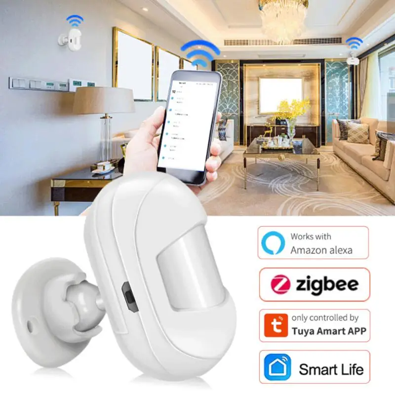 1/5 шт. инфракрасный ИК-детектор движения Tuya ZigBee 3 0 с датчиком |
