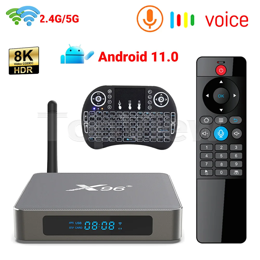 Медиаплеер RK3566 X96 X6 Mali G52 2EE Android 11 0 2 4 ГГц двойной Wi-Fi 1000 м LAN BT4.0 8K H.265 HEVC HD