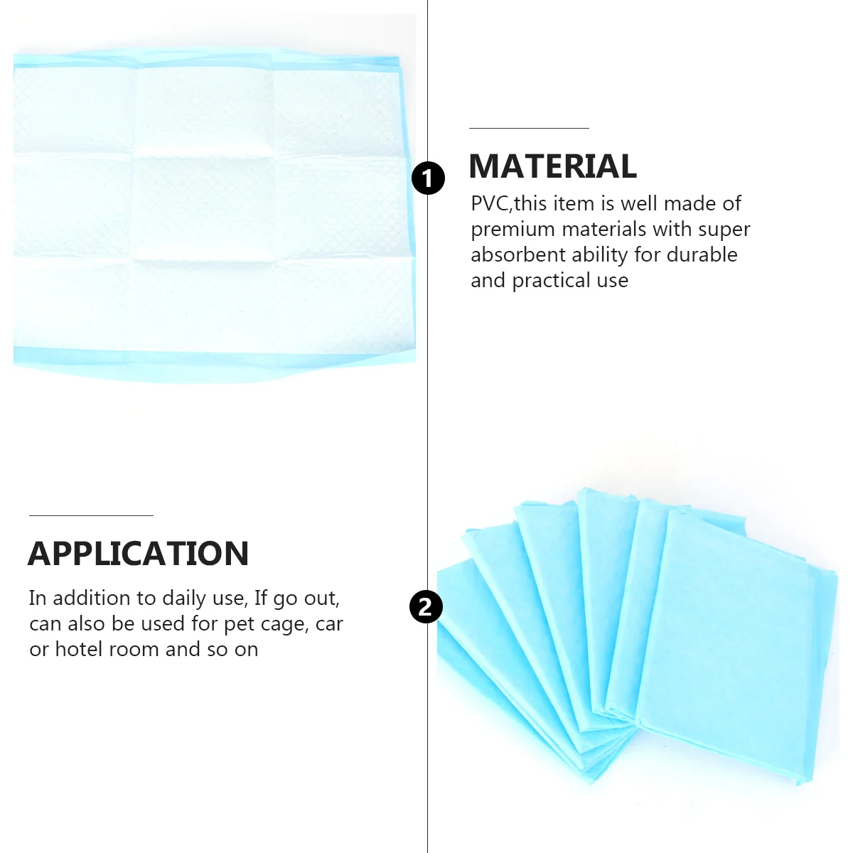 100 шт. подушечки для мочи домашних животных тренировочные пища подгузники