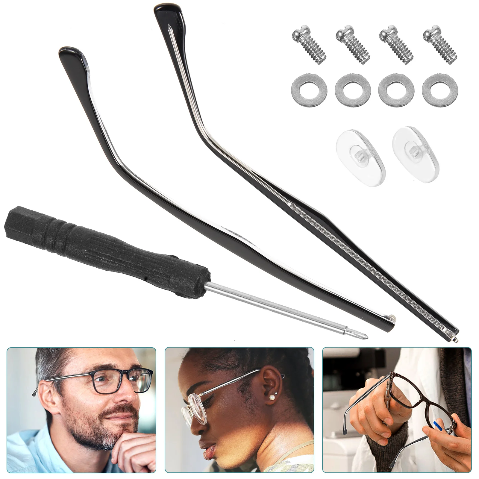 

Spectacle Legs Replacement Glasses Arm Eyeglasses Temples Metal Arms Accessories Replacements Parts