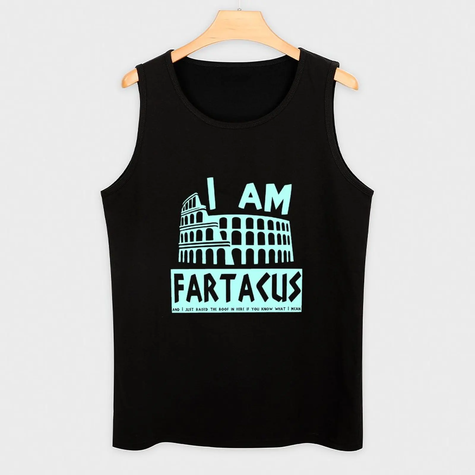 I Am Fartacus новинка Мужская майка без рукавов Футболка мужская одежда спортивная