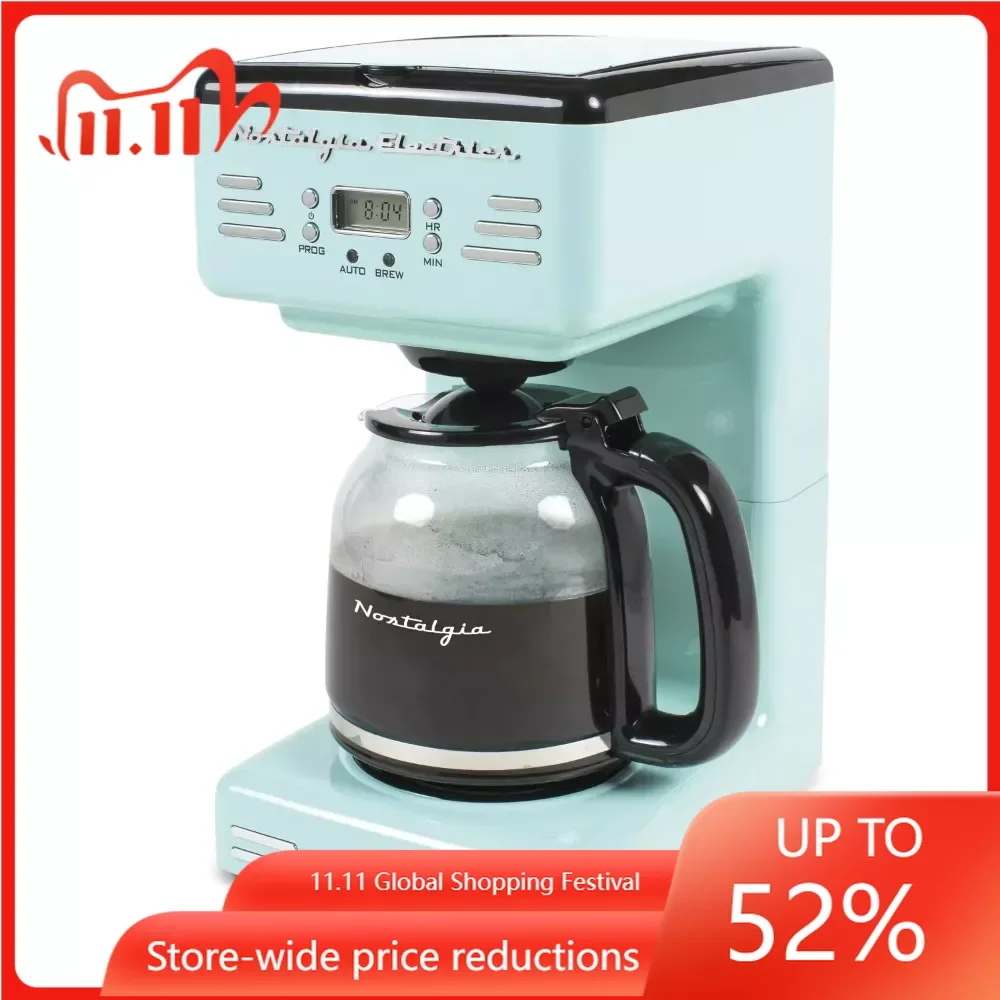 

Электрическая Кофеварка rкоф12aq Retro 12-чашечная кофеварка