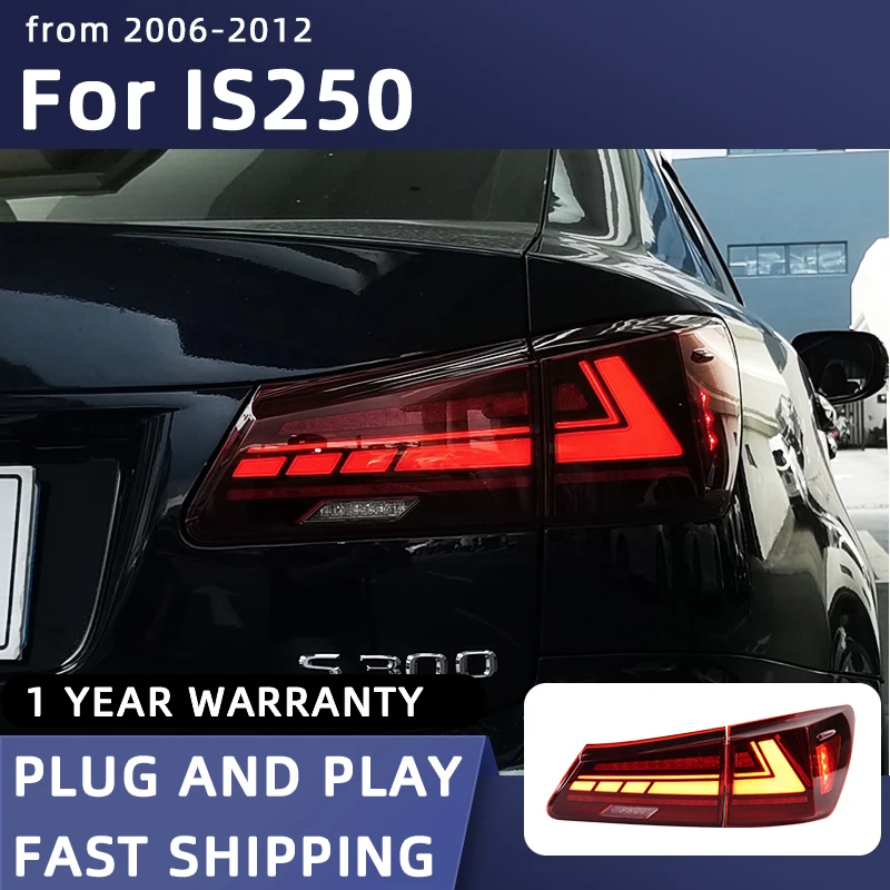 

Автомобильный Стайлинг, задсветильник свет для IS250, светодиодный задсветильник 2006-2012 IS300, задний фонарь DRL, Задний сигнал поворота, автомобил...