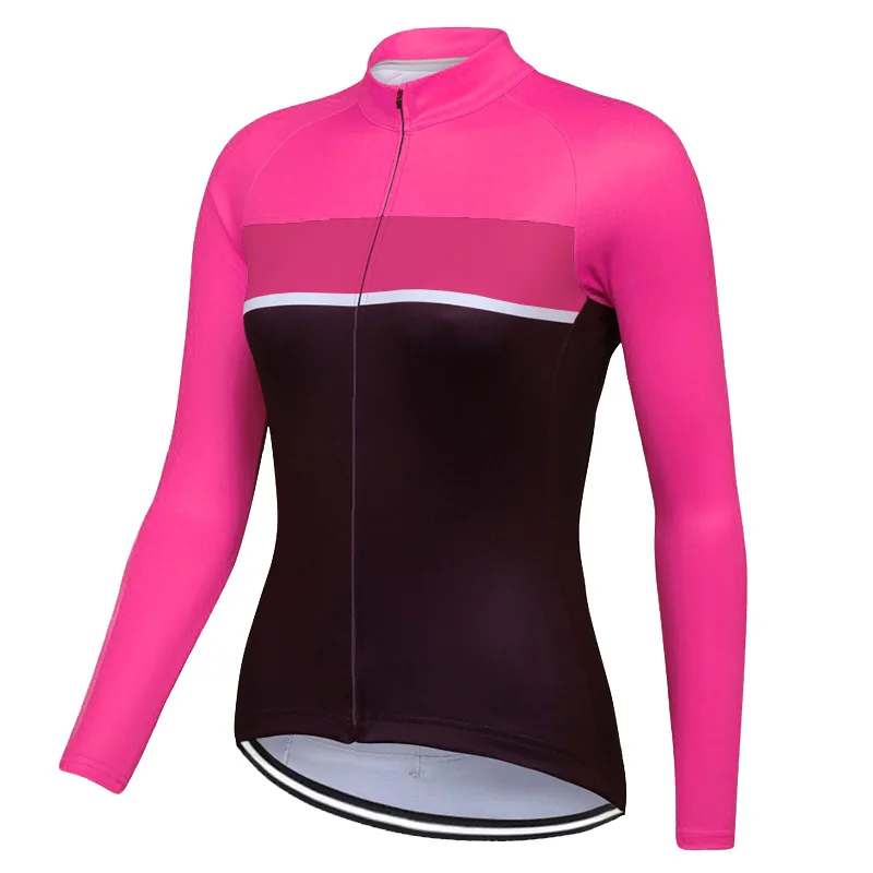 

4 Styles Fashion Women Cycling Jersey Jacket Long MTB Bike Summer Top Wear Maillot Mountain Race Sport Road ladies Bicycle Shirt