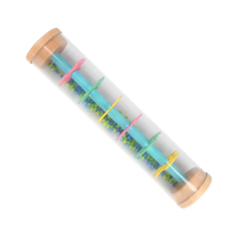 

Rain Shaker Stick Toy Rainmaker Toys Tube Musical Instrument Rattlemini Early Sensory Rainstick Kids Baby Auditory Hourglass