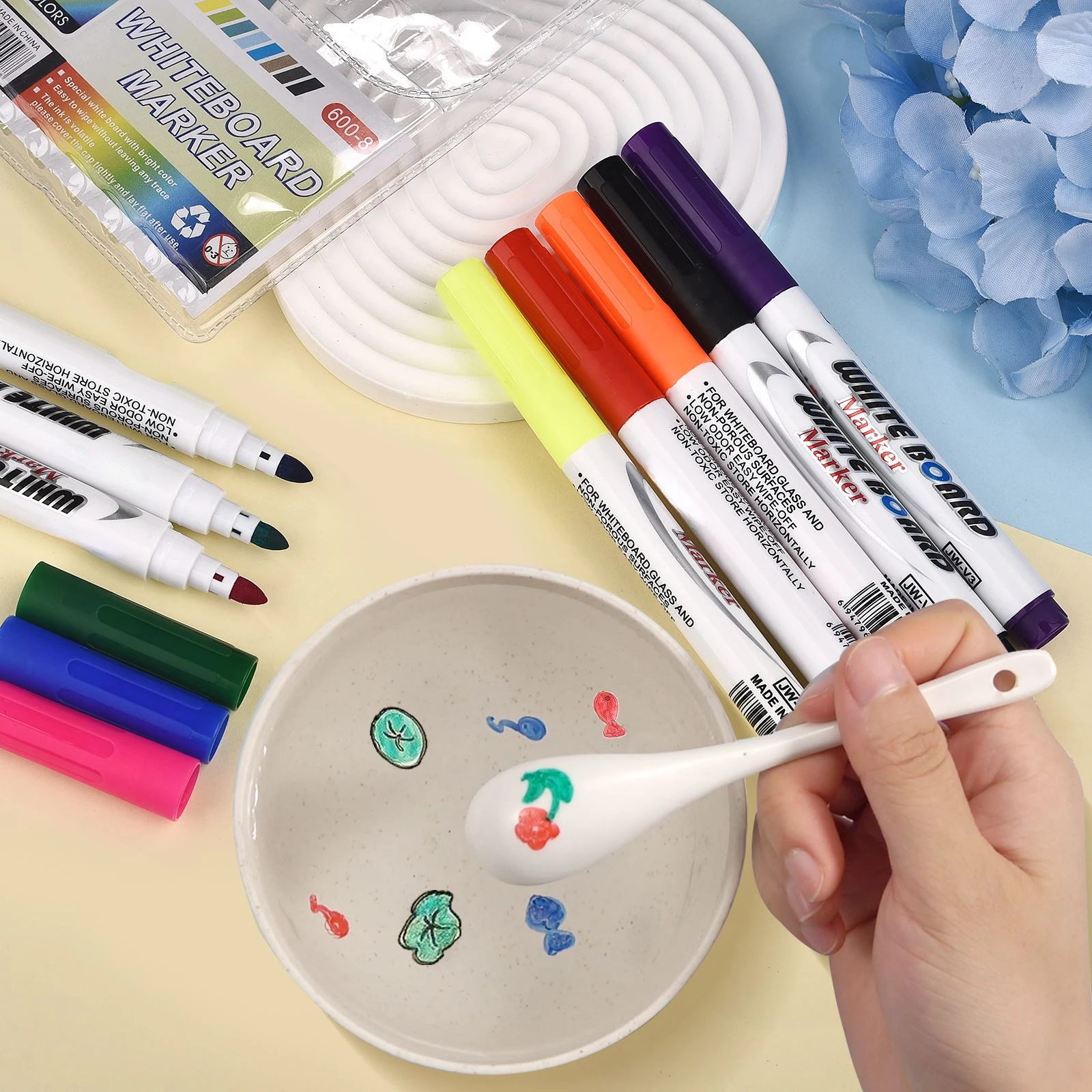

Colors Magical Water Painting Pen Water Floating Doodle Pens Kids Drawing Early Education Toys Magic Whiteboard Markers