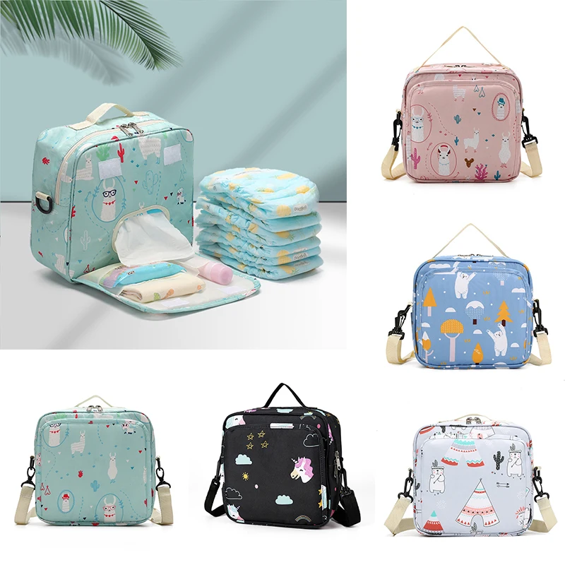 

New Portable Baby Diaper Storage Bag Baby Diaper Bags Mummy Shoulder Bag Waterproof Baby Travel Essentials sac a langer bébé