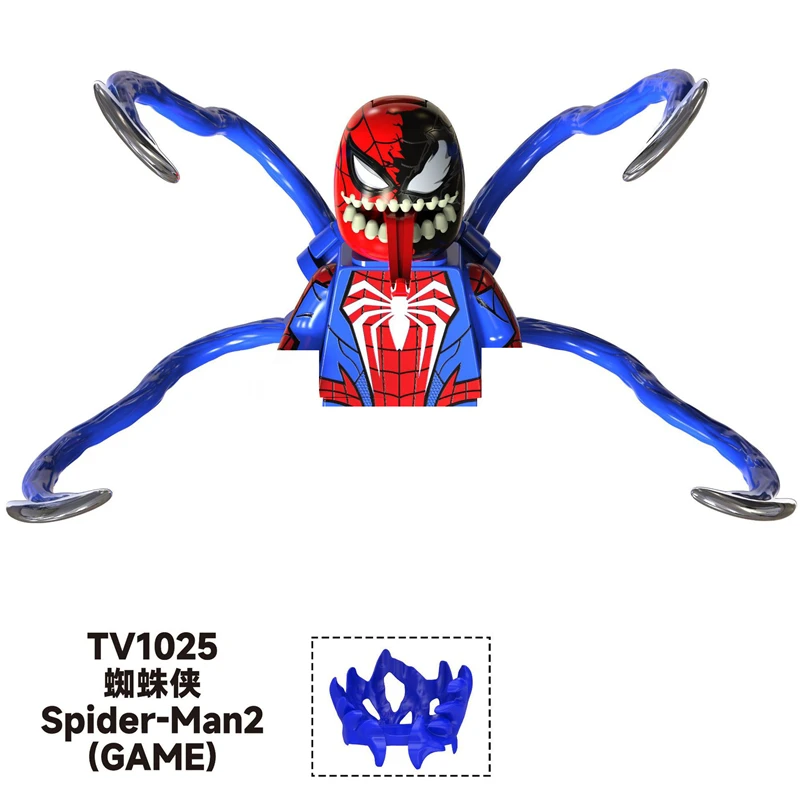 Новинка мини-конструктор Marvel фигурка супергероя из аниме Росомаха Веном бойня