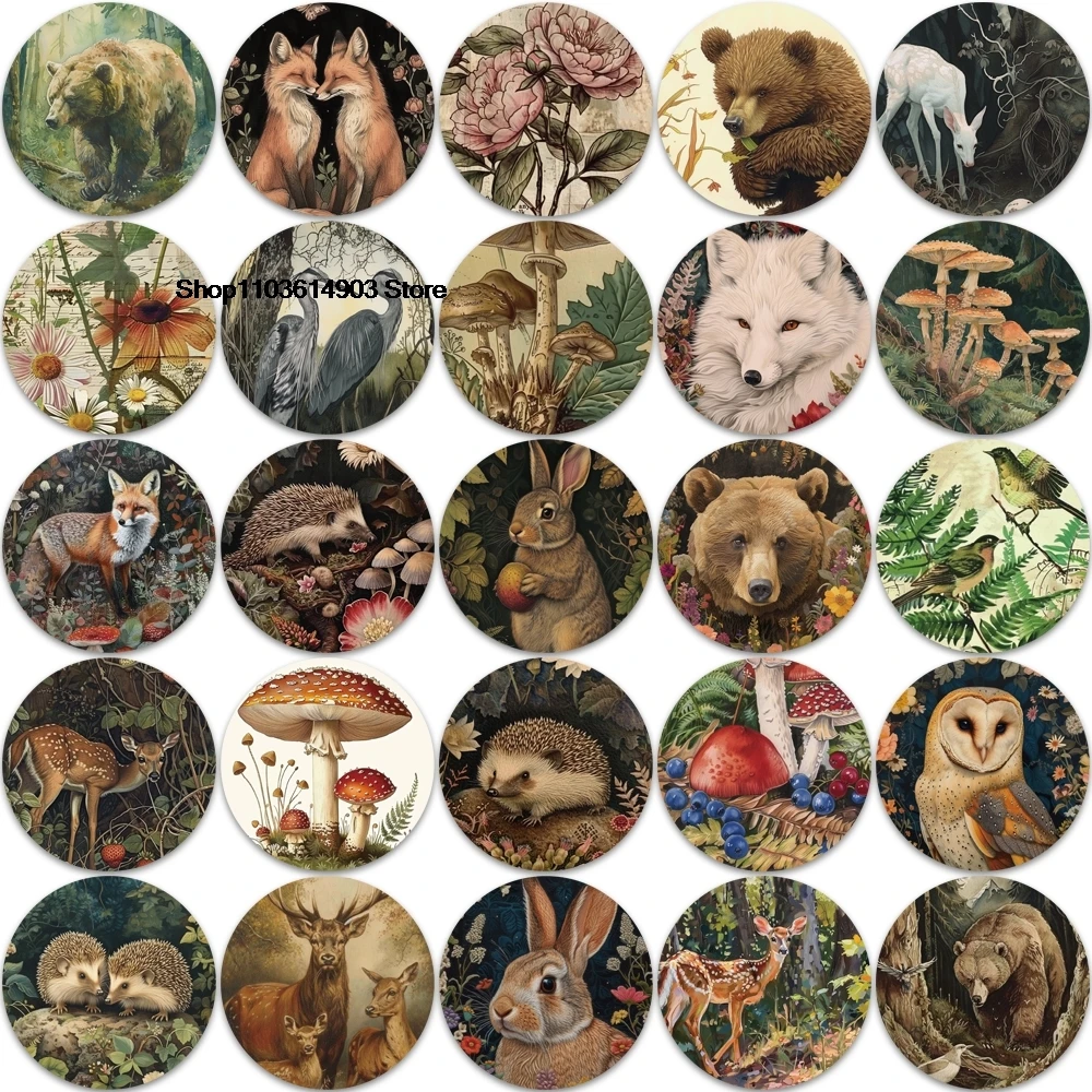 50 шт. стикеры в виде животных