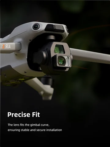 Для дрона AIR 3S широкоугольный фильтр защиты объектива 110 °   Угловой фильтр обзора для DJI