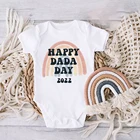 Боди с коротким рукавом и радужным принтом для мальчиков и девочек