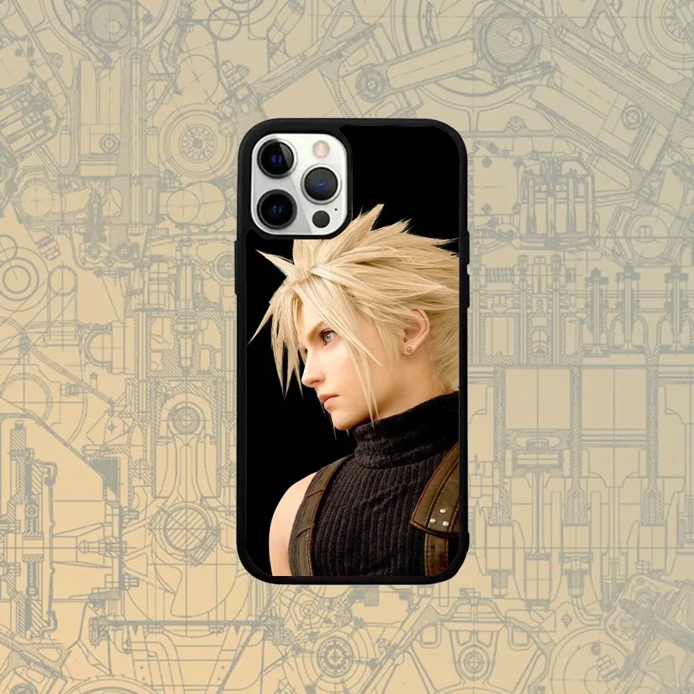 Чехол для телефона Final Fantasy VII Cloud IPhone 16 15 Pro Max чехол 14 Plus 13 12 11 Magesafe с магнитной