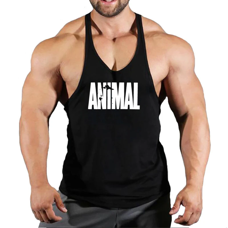 Top Brands Gym T-shirt Male Sleeveless Sweatshirt Gym Clothing Men Bodybuilding Clothes Men's Singlet Fitness Vest Singlets Tops