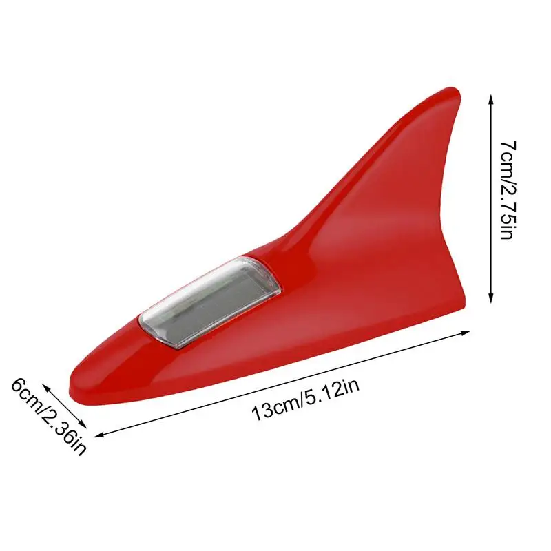 Плавник акулы Солнечная сигнальная лампа энергия Антенна плавник Стильный