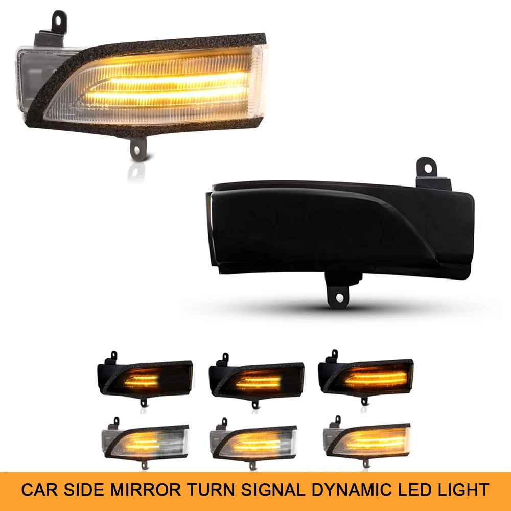 2Pcs LED Dynamic Side Mirror Indicator For Subaru Crosstrek Forester Impreza 2.0L Legacy Outback WRX STI Turn Signal Light Amber