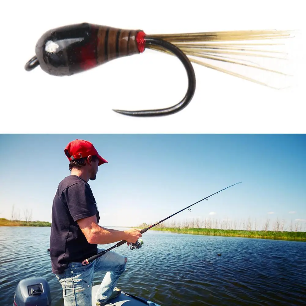 6 шт. вольфрамовые маленькие шарики Perdigon Nymph мушка радуга коричневая форель