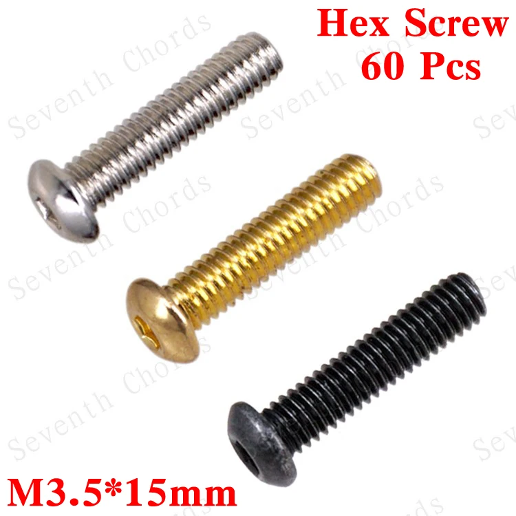 

Электрогитары с тремоло, 6, 5 х15 мм, с шестигранными винтами, 60 шт.